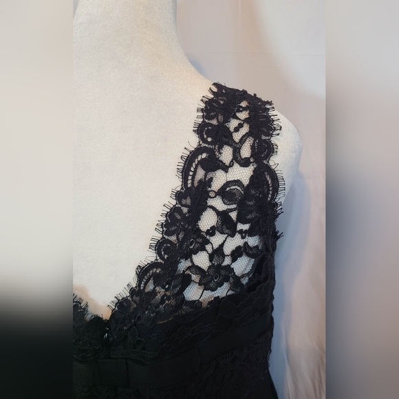 Anne Klein Lace Dress with Sweetheart Neckline - Picture 11 of 12